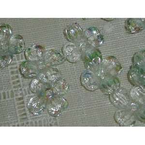   Crystal AB Shimmer Dogwood Lucite Flower Beads Arts, Crafts & Sewing