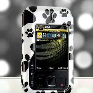 Cuffu   White Dog Paw   Nokia 6790 Surge Case Cover + Reusable Screen 