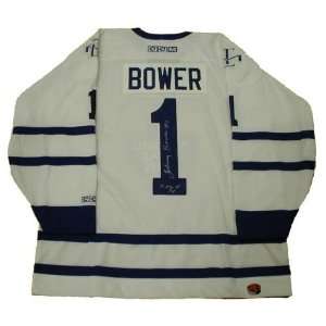 Johnny Bower Signed Jersey   Authentic   Autographed NHL Jerseys