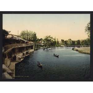  Le Lez river, Montpellier, France,c1895