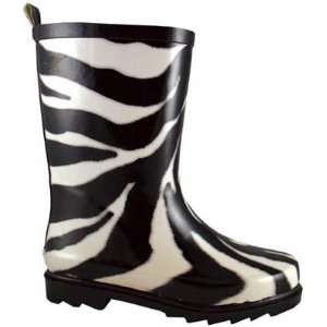  Childs Zebra Print Rubber Boot: Sports & Outdoors