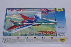 ZVEZDA 1/72 7234 MiG 29 Strizhi (Swifts) Aerobatic Team  