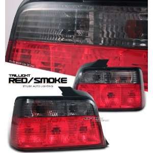  92 98 BMW E36 4 Door Tail lights   Red Smoke: Automotive