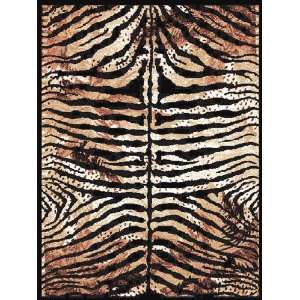   Print Area Rugs 5x8 Carpet Leopard Zebra Multi: Furniture & Decor