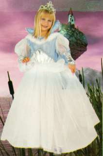 NEU* Kinder Kostüm Prinzessin + Diadem Gr.140 Fasching Eisprinzessin 
