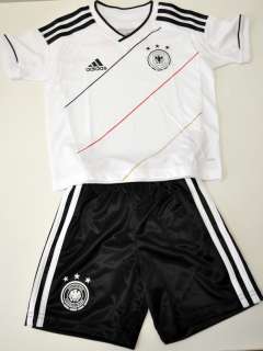 adidas DFB Mini Kit Triko + Hose in Gr. 116 Fußball EM 20120  