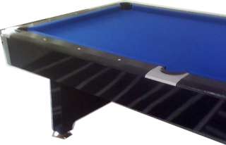 Billard Tisch 8ft Schieferplatte Pool California Blau  