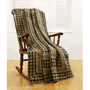  Blackberry Country Cottage Quilted Throw