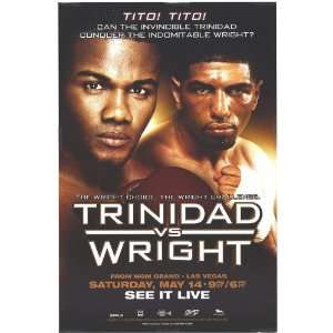 Felix Trinidad vs Winky Wright 11 x 17 Poster 