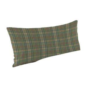  Patch Magic Green Yellow Plaid Fabric Pillow Sham, 27 Inch 