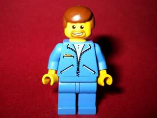 Lego Figur Mann mit blauer Jacke aus 8672 (jbl010)  