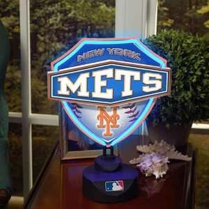  New York Mets Neon Shield Table Lamp
