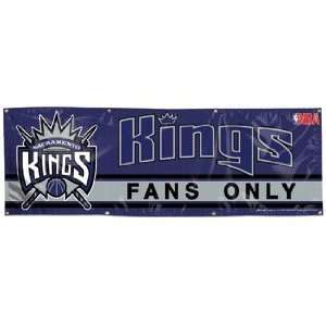  NBA Sacramento Kings Banner   2x6 Vinyl