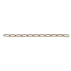  36 inch Copper Drawn Curb Chain 4 mm (Unfinished) Arts 