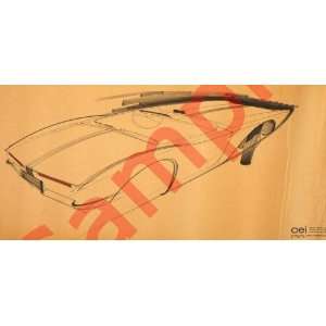   Design drawing of Studebaker Avanti automobile Car: Home & Kitchen