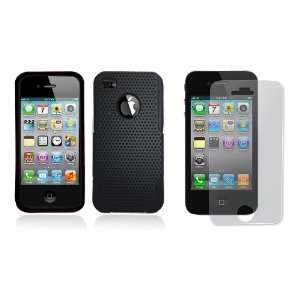  Apple iPhone 4 Hybrid Performated Mesh Case, Screen 