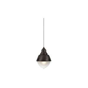   Halsted 1 Light Mini Pendant in Polished Nickel with Frost glass Home