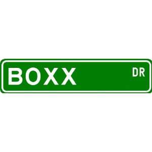  BOXX Street Sign ~ Personalized Family Lastname Sign 
