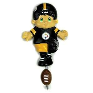   Pittsburgh Steelers Hand Painted Mascot Wall Hooks 7 Home & Kitchen