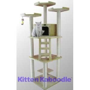  Cat Tree with Sisal Posts, Perches and Condo   Model A8001 