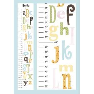    Personalized Alphabet v4 Canvas Growth Chart: Everything Else