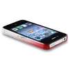 Ultra Thin Red Clear Waterdrop Hard Case Cover+PRIVACY FILTER for 