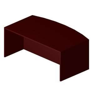  Basyx Bow Front Desk Shell: Home & Kitchen