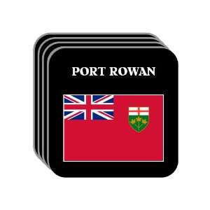 Ontario   PORT ROWAN Set of 4 Mini Mousepad Coasters