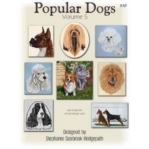  Popular Dogs 5   Cross Stitch Pattern Arts, Crafts 