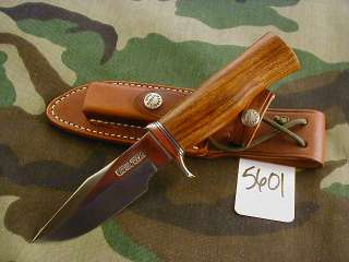 spacers ironwood handle in border patrol shape and brown sheath call 