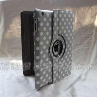 The new iPad 3rd Gen 360°Rotating Magnetic Leather Case w/ Stand iPad 