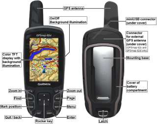 GARMIN GPSMap 62st GPS Nevigator+FREE Europe Topo Map 753759968670 