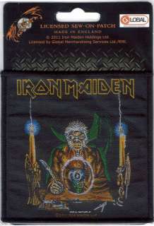 IRON MAIDEN EDDIE CRYSTAL BALL SEW ON WOVEN PATCH NEW !  