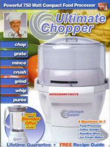 The Ultimate Chopper Food Processor  