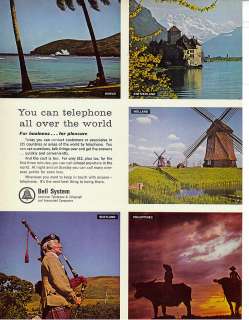Bell System Telephones Vintage 1966 Print Ad  