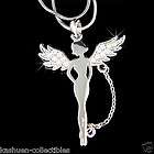 Swarovski Crystal Fairy Guardian Angel Tinkerbell Wings Chain 