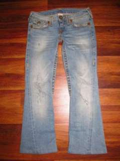 Womens True Religion Joey Heritage Big T Stretch Jeans size 29 x 26 