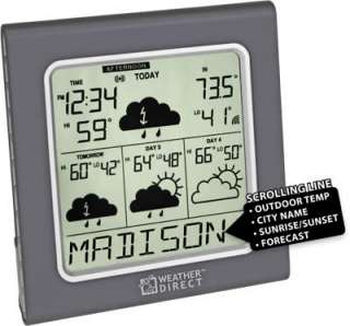 WD 3105U Weather Direct 4 Day Internet Powered Weather Station  