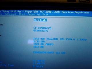 Panasonic Toughbook CF U1AQE6L2M CF U1 CFU1 Touchscreen GPS GOBI 