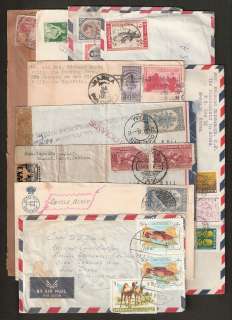 World Wide Lot. 51 Postal History Covers & Cards 1910s 1990s  