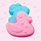 New 5 Small Duck Shape Silicone Cake Soap Pan Mold Bakeware Mould 