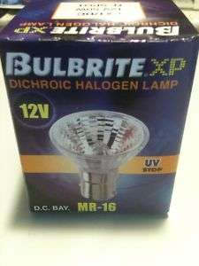 BULBRITE XP DICHROIC HALOGEN LAMP 12V 50W MR 16  