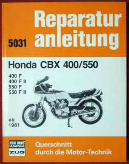 Reparaturanleitung Honda CBX 400/550 Bd 5031 in Baden Württemberg 