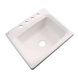   Hole Single Bowl Kitchen Sink in Bone (25401) from 