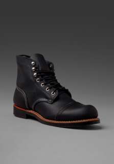 RED WING SHOES Iron Ranger 6 Iron Ranger in Black Harness at Revolve 