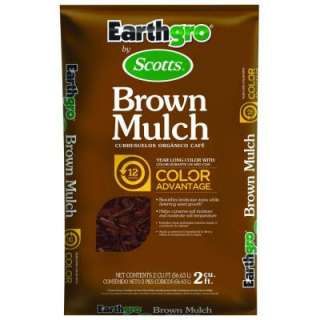 Scotts 2 cu. ft. Earthgro Brown Mulch 647185 