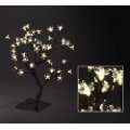 LED Lichterkette Minibaum Schattenbild Baum Kirschbaum 48 Led s weiß 