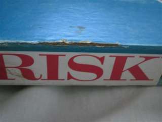 Risk Board Game Parker Brothers Complete VNTG 1968 073000000424  