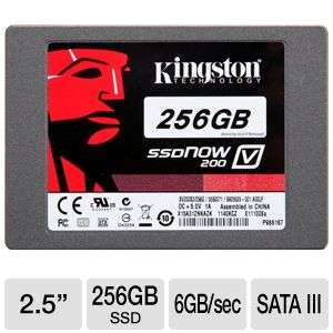 Kingston SV200S3N/256G SSDNow V200 Solid State Drive   256GB, SATA III 