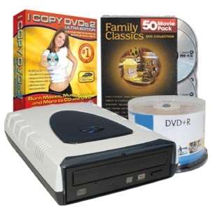 DVD+ RRW Burner with I Copy DVDs 2 Ultra Edition DVD Copying Software 